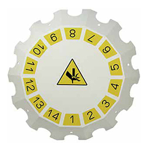 Fanuc 16T Tool Number Plate