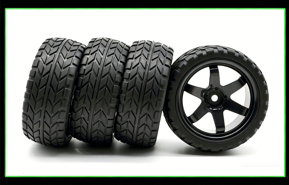Wheel complete for 1:10 racing cars Wheel complete for 1:10 racing cars