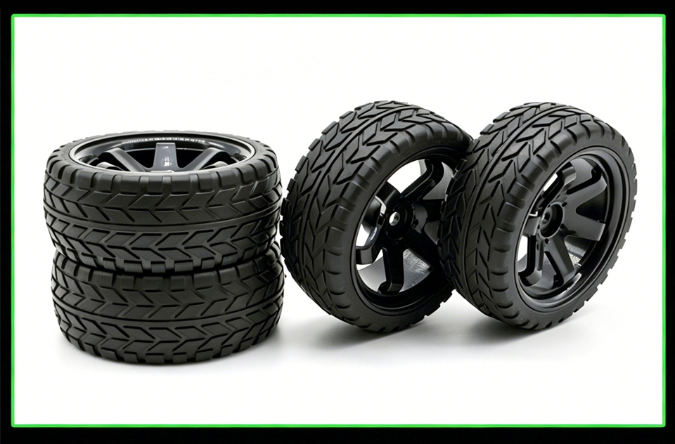 Wheel complete for 1:10 racing cars Wheel complete for 1:10 racing cars