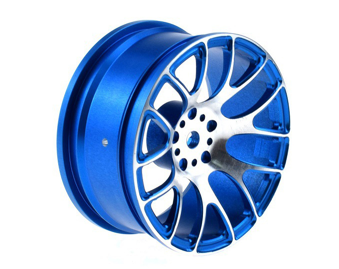 Aluminum wheels for 1:10 racing car