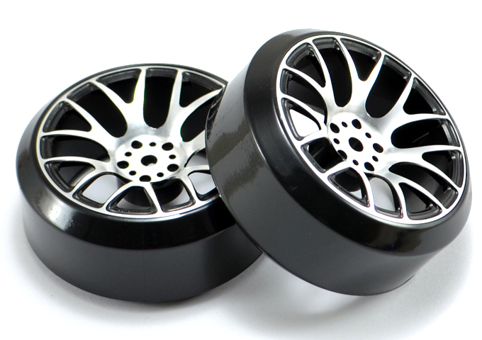 Aluminum wheels for 1:10 racing car