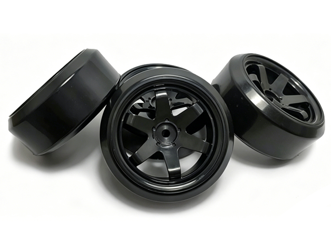 Wheel complete for 1:10 difting cars