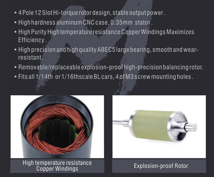 2845 4P Brushless Motor