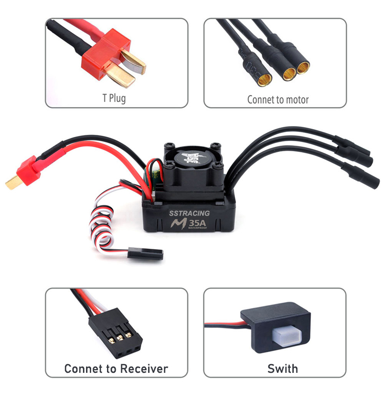  35A waterproof brushless ESC