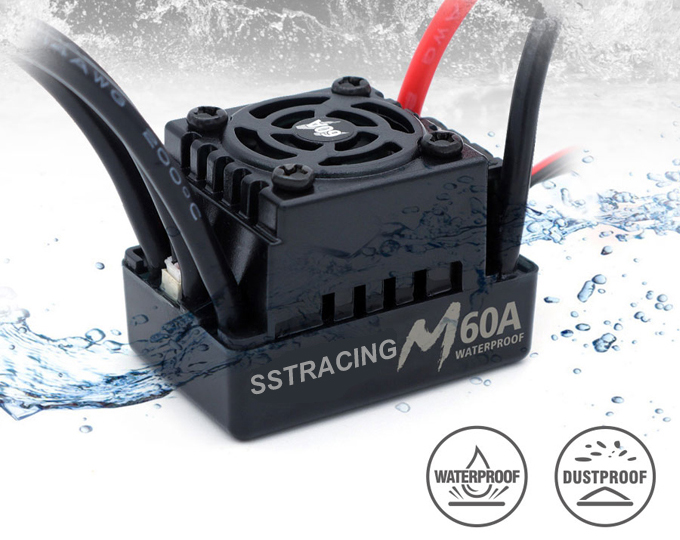60A waterproof brushless ESC