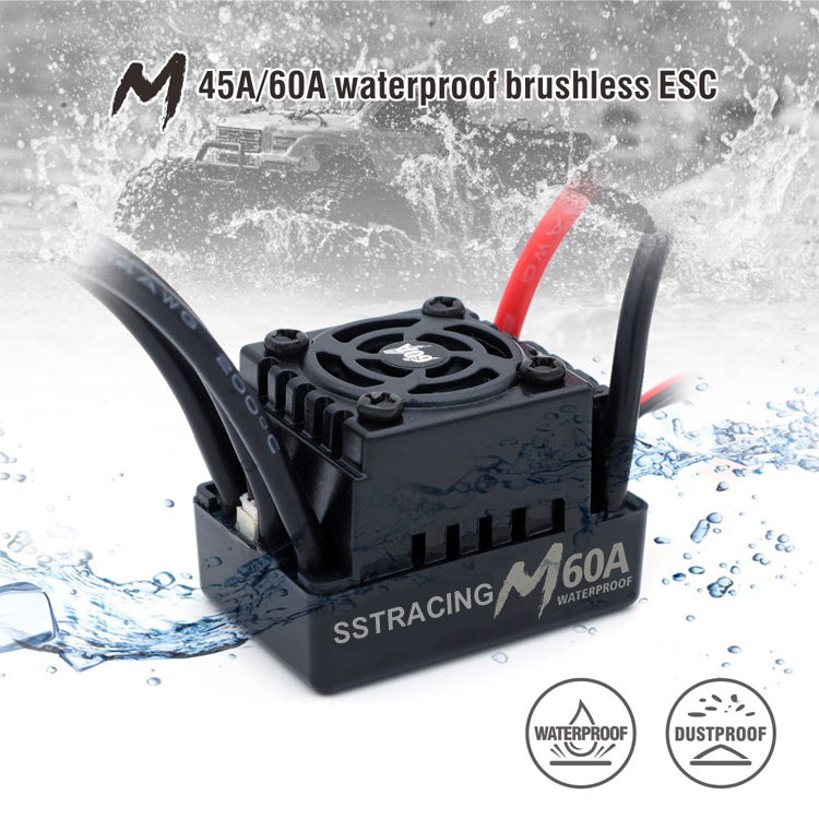 60A waterproof brushless ESC
