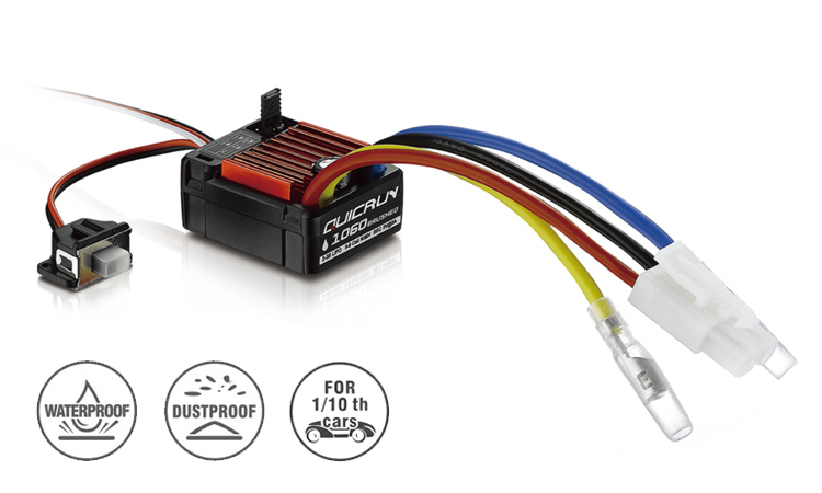 60A waterproof brushed ESC