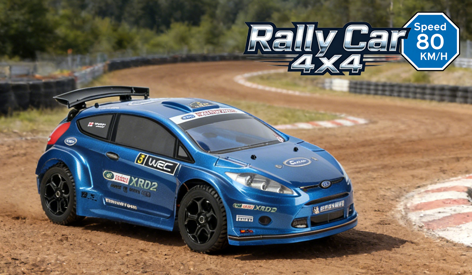 1:9 Scale 4WD Brushless Rally Car