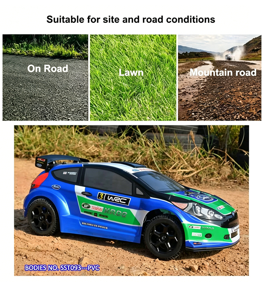 1:9 Scale 4WD Brushless Rally Car