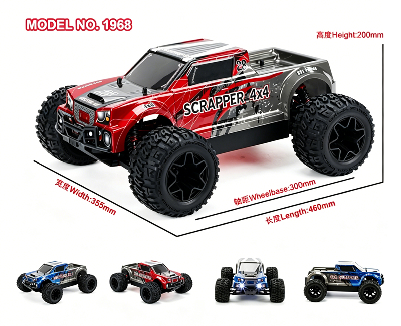 1:10 Scale 4WD Brushless Monster Truck 1:10 Scale 4WD Brushless Monster Truck
