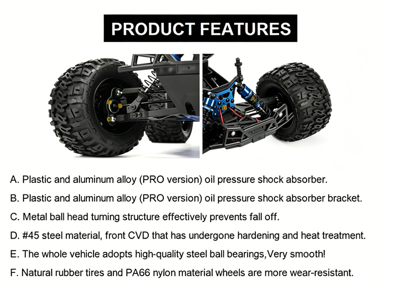 1:10 Scale 4WD Brushless Monster Truck 1:10 Scale 4WD Brushless Monster Truck