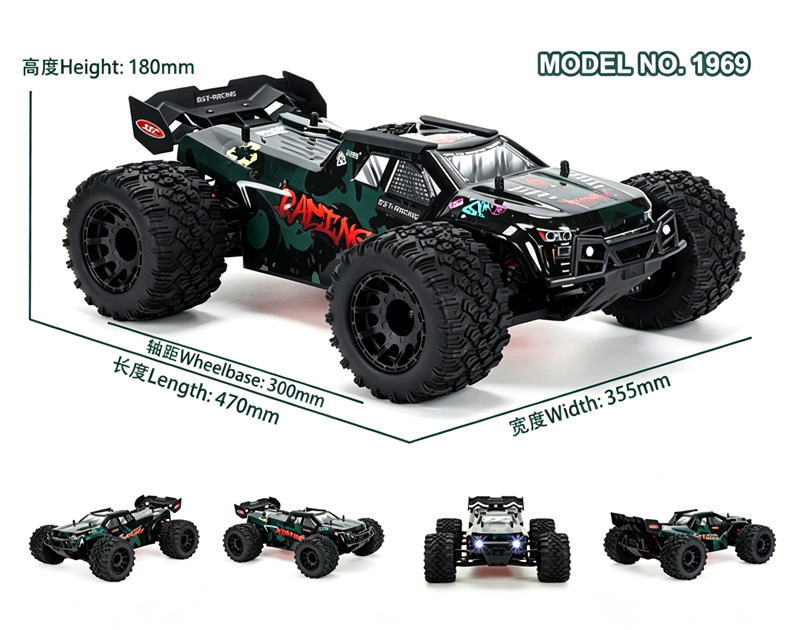 1:10 Scale 4WD Brushless Speed Truggy