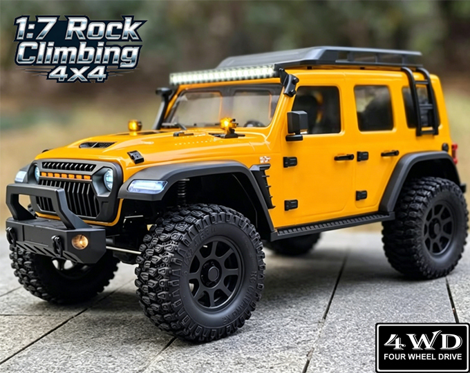 1:7 Scale 4x4 Brushless Rock Climbing