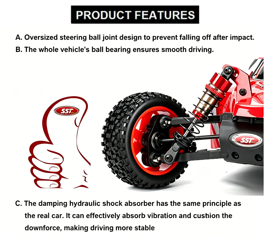 1:10 Scale Brushless Off-Road Buggy