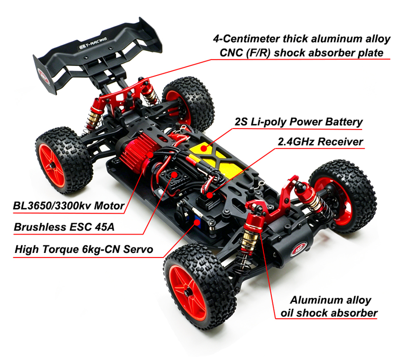 1:10 Scale Brushless Off-Road Buggy