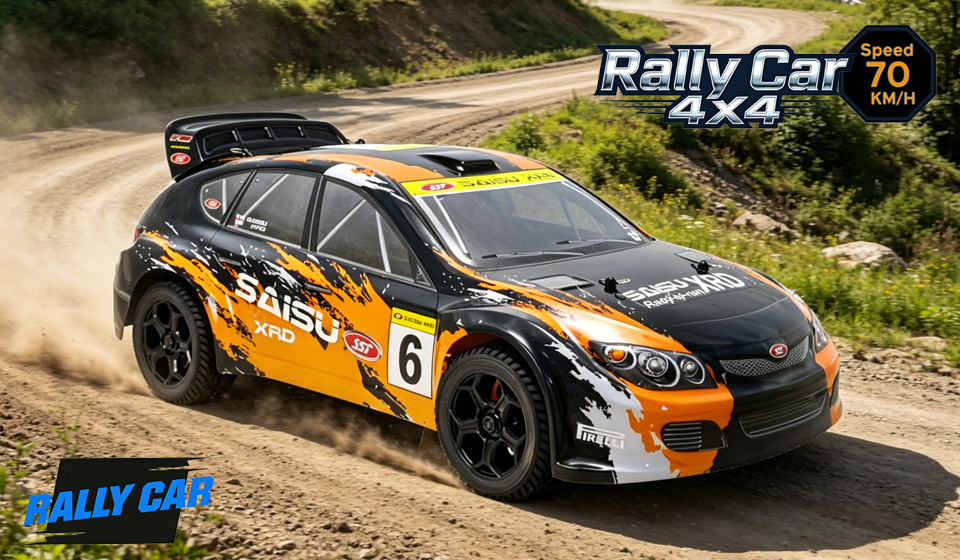 1:9 Scale 4WD Nitro Power Rally Car