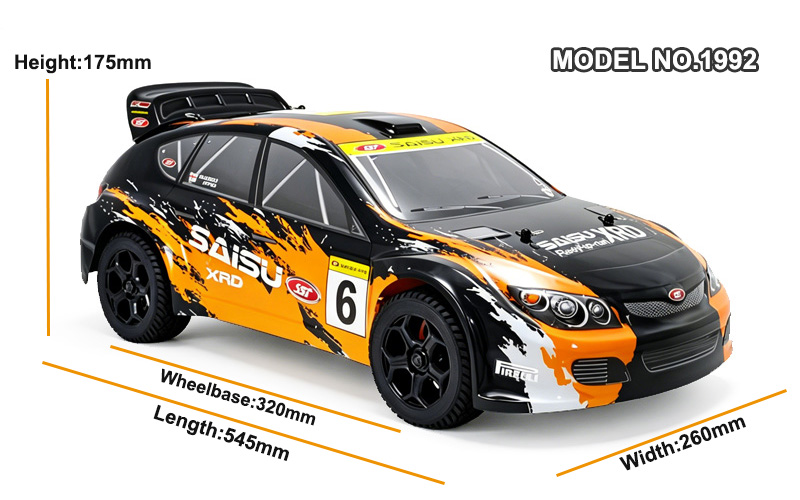 1:9 Scale 4WD Nitro Power Rally Car