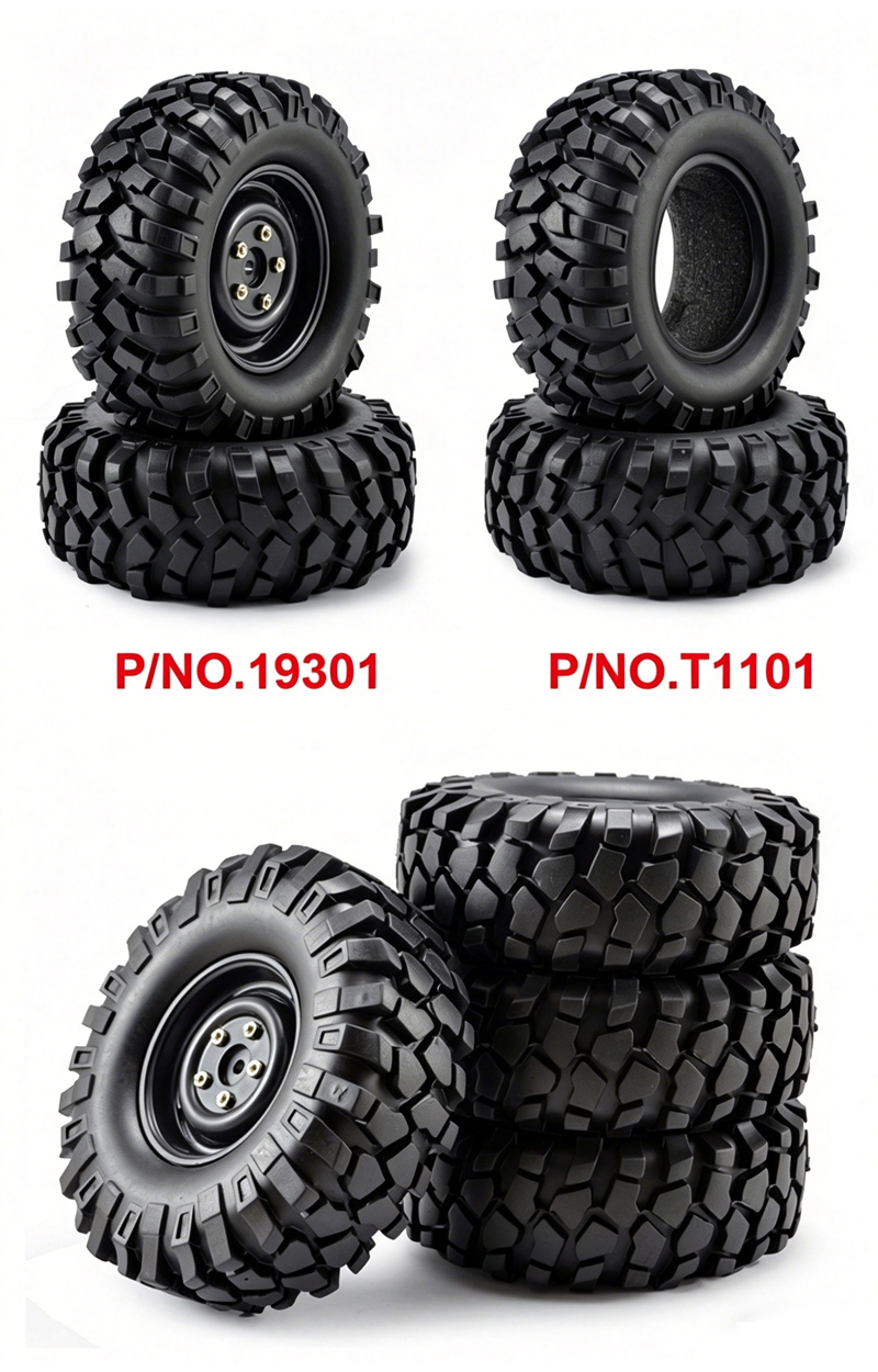 Wheel complete for 1:10 Rock Crawler