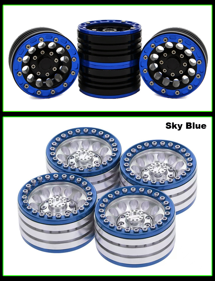 1:10 Aluminum RC Crawler Wheel Rim.