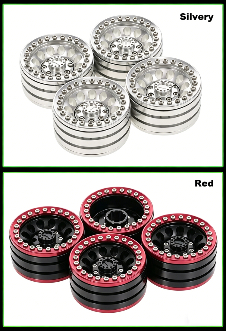 1:10 Aluminum RC Crawler Wheel Rim.