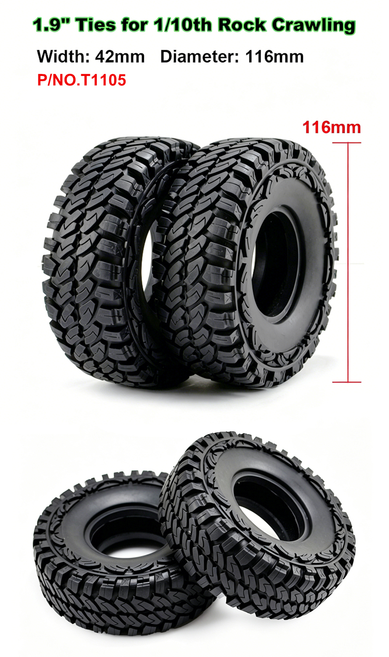 Aluminum Wheels for 1:10 Rock Crawler