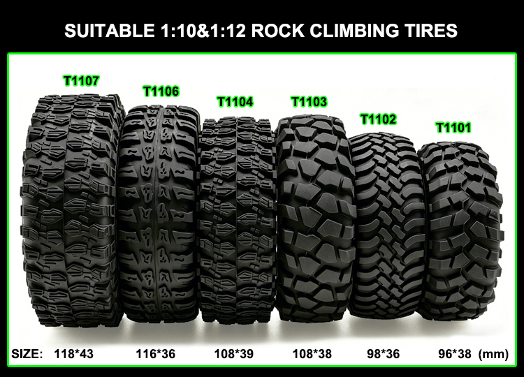Aluminum Wheels for 1:10 Rock Crawler