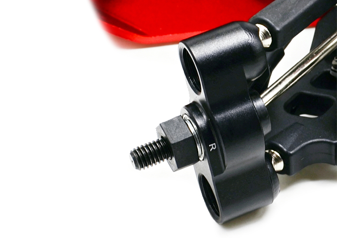 Alum.right Steering ball joint seat
