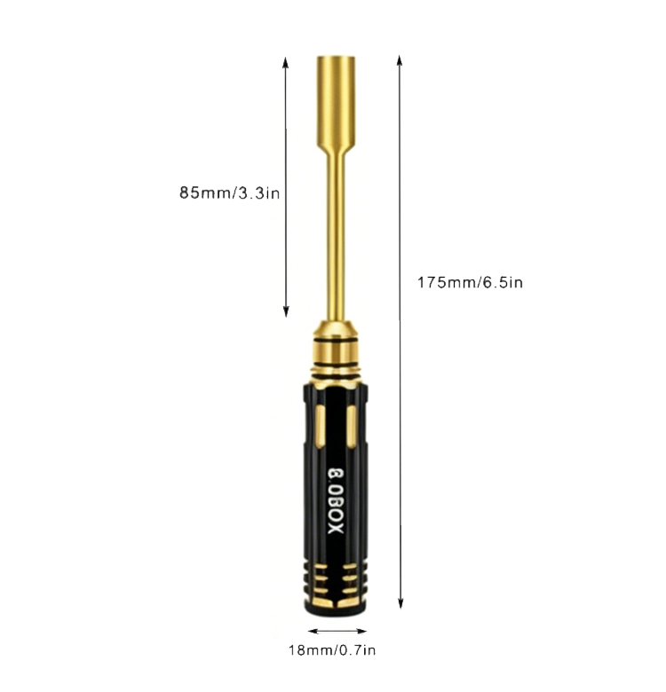 Titanium Alloy Nut Driver Sleeve Titanium Alloy Nut Driver Sleeve