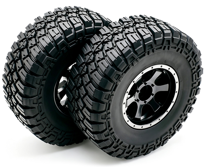 Wheel complete for 1:10 Short Sourse Truck