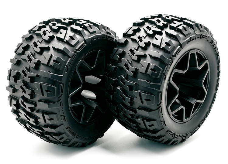 Wheel complete for 1:10 Monster Truck