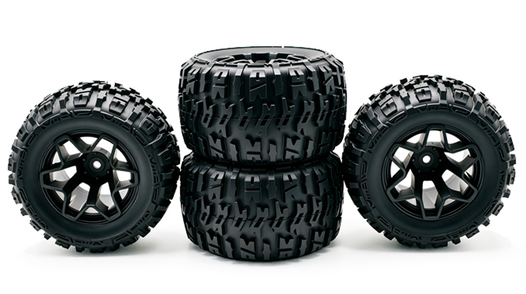 Wheel complete for 1:10 Monster Truck