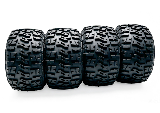 Wheel complete for 1:10 Monster Truck